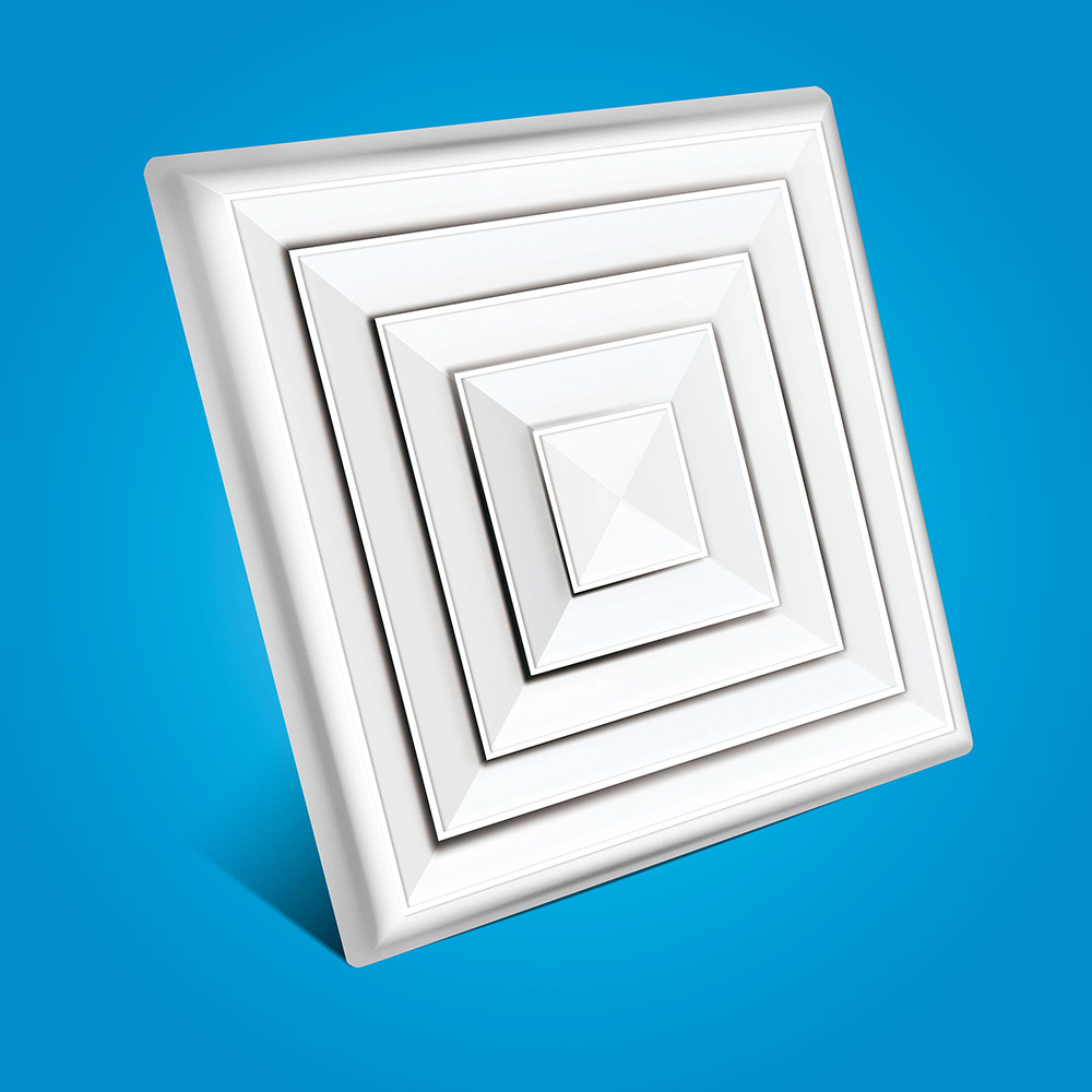 方形散流器H款 Square air diffuser ，XYSA-H